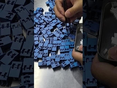 Podwójne połączenia łącznika światłowodowego LC z podwójnymi połączeniami dla sieci o wysokiej gęstości