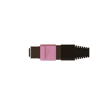 Dobra cena. Złącze MPO MTP z osłoną taśmową Jacked 3.0mm 12-żyłowe złącze OM4 magenta w Internecie