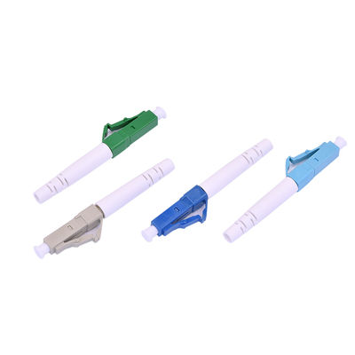 Dobra cena. 0.9mm Single Mode Simplex Fiber Optic LC Connector Kit PEI Materiały niskie straty wstawienia w Internecie